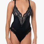 Heyshape bodysuit v neck lace bodyshaper thong NEW XL black shapewear Photo 0