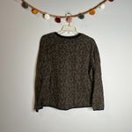 Lou & grey 🌺  green jacquard pullover top Photo 3