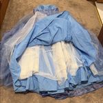 The Cool Collection Periwinkle Blue/Silver Beaded Strapless Dress SIZE 8 Blue Photo 4