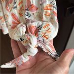 Free People Like New  Lexington Ivory Floral Off Shoulder Top Size XS Photo 6