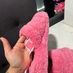 UGG  Pink Plush slippers Photo 7
