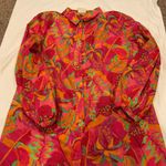 Farm Rio  Vibrant Pink and Orange Jumpsuit Photo 2