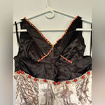 NWT Vera Cristina black satin halter rose detail cocktail dress sample? sz 4 Photo 1