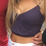 LA Hearts MOVING SALE - purple wrap camisole crop top Photo 0