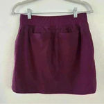 Athleta Midtown Skort Wild Bloom Purple Elastic Waist Athleisure Womens Sz 2 Photo 9