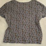 American Eagle Blue Foral Baby T Photo 2