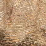 Willi Smith NEW METALLIC GOLD SHIMMER JACQUARD WOVEN LINED PENCIL SKIRT 6 Photo 2