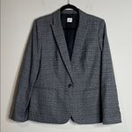J.Crew | Women’s One Button Gray Plaid Blazer Size Large Photo 1