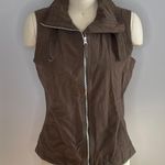 Columbia Full Zip Packable Vest- Brown- Size Small Photo 0