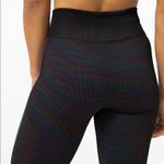 Lululemon • 2021 Love Revealed Tight 7/8 black rainbow space dye leggings Photo 6
