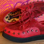 Iron fist NEW! Lovelace Your Face RED Lace Studded Platform Creepers Size 36/5 Photo 11
