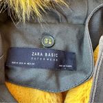 ZARA  Faux Fur Trimmed Hooded Parka Womens Medium Photo 4