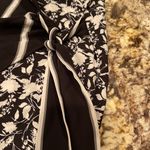 Bobeau NWT black & off white tank dressy top with knot tie Photo 5