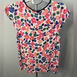 Kate Spade ‎ Pink and Orange floral pajama top size large Photo 3