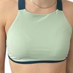 prAna  High Neck Color Block Athletic Swim Top Photo 1