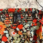 VERO MODA Green and Orange Floral Crop Top Photo 2