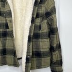 Lucky Brand  Womens Large Snap Plaid Lined Jacket Photo 2