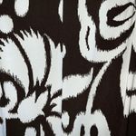 Cache  Brown & White Damask Tie  Back  Sleeveless Top Medallion Center EUC Size M Photo 6