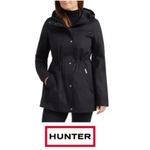 Hunter  Water Resistant Smock Jacket Rain Coat BLACK Photo 1