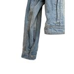 Rue 21 Denim Jacket Womens Blue Wash faded Button Up Trucker XL Button Pockets Photo 2