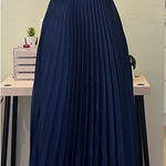 Abercrombie & Fitch Abercrombie Satin Pleated Dress Photo 0