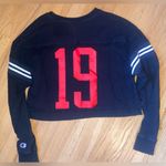 Champion Women’s Small Cropped Long Sleeve Tee Photo 1