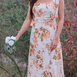 Reformation Twilight Floral Midi Dress in Bella Photo 0