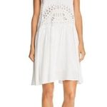 AQUA  BLOOMINGDALES S Knee-Length Eyelet Open-Back Goddess Dress Photo 2