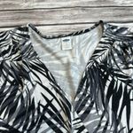 Old Navy  Women's Short Cap Sleeve Wrap Dress Black White Grey ST S SM Small TALL Photo 6