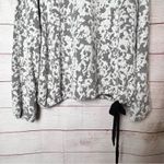 Ellen Tracy  Women’s Long Sleeve Drawstring Waist Tie Sweater Blouse Sz M Photo 8