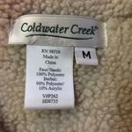 Coldwater Creek Berber Floral Vest Sz M Photo 8