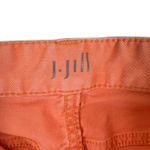 J. Jill Cotton Authentic Fit Crop Mid Rise Orange Stretch Jeans Size 10 Photo 3