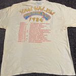 Urban Outfitters Van Halen Yellow Oversized Tee S/M Photo 4