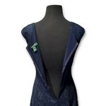 Ralph Lauren Lauren  Navy Floral Lace Cap Sleeve Fit Flare Dress Womens 4 Photo 2