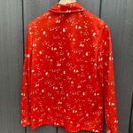 Vintage Devon Polyester‎ Blouse Red Photo 3