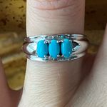 Sleeping Beauty Turquoise Sterling Silver Ring Size 6 Photo 0