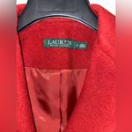 Lauren Ralph Lauren Single Breasted Red Wool Pea Coat BNWOT size 2 Photo 5