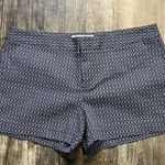 Joie  Blue Geometric High Waist Shorts Size 8 Photo 8