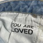 AMO Chelsea Crop Jeans Desire Wash Women's Size 26 High Rise Distressed Denim Blue Photo 9