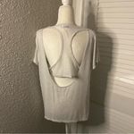 DKNY Gray Sport Shirt with Netted Back Detail L Sportswear Athleisure Sporty Photo 1