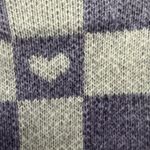 Sanrio Kuromi Cinnamoroll My Melody Pompompurin Lavender Check Cardigan One Size Photo 3