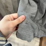 Lululemon  *READ* Coast Wrap Open Front Cardigan Waterfall Thumbholes Grey Size 8 Photo 6