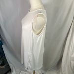 Chico's The Ultimate Tee White Sleeveless Tank Top Pima Cotton Size 2 Classic Photo 5