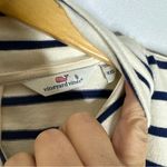 Vineyard Vines  Dress Women‎ XXS White Blue Striped Shirt Turtleneck Knit CP Photo 2