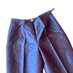 Vintage Harris Wallace Silk Dress Pants Blue Size 8 Photo 1