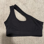 Amazon One-Shoulder Sports Bra  black  Photo 0