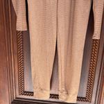 Matching Set Long Sleeve Top Jogger Pants Tan Size M Photo 11