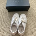 Cole Haan Vegan Leather Low-top White Fashion Sneakers Women’s Size 8 GUC Photo 1