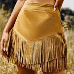 Altar'd State Fearless Fringe Mini Skirt Photo 0