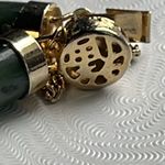 Vintage Chinese character jade bracelet Green Photo 8